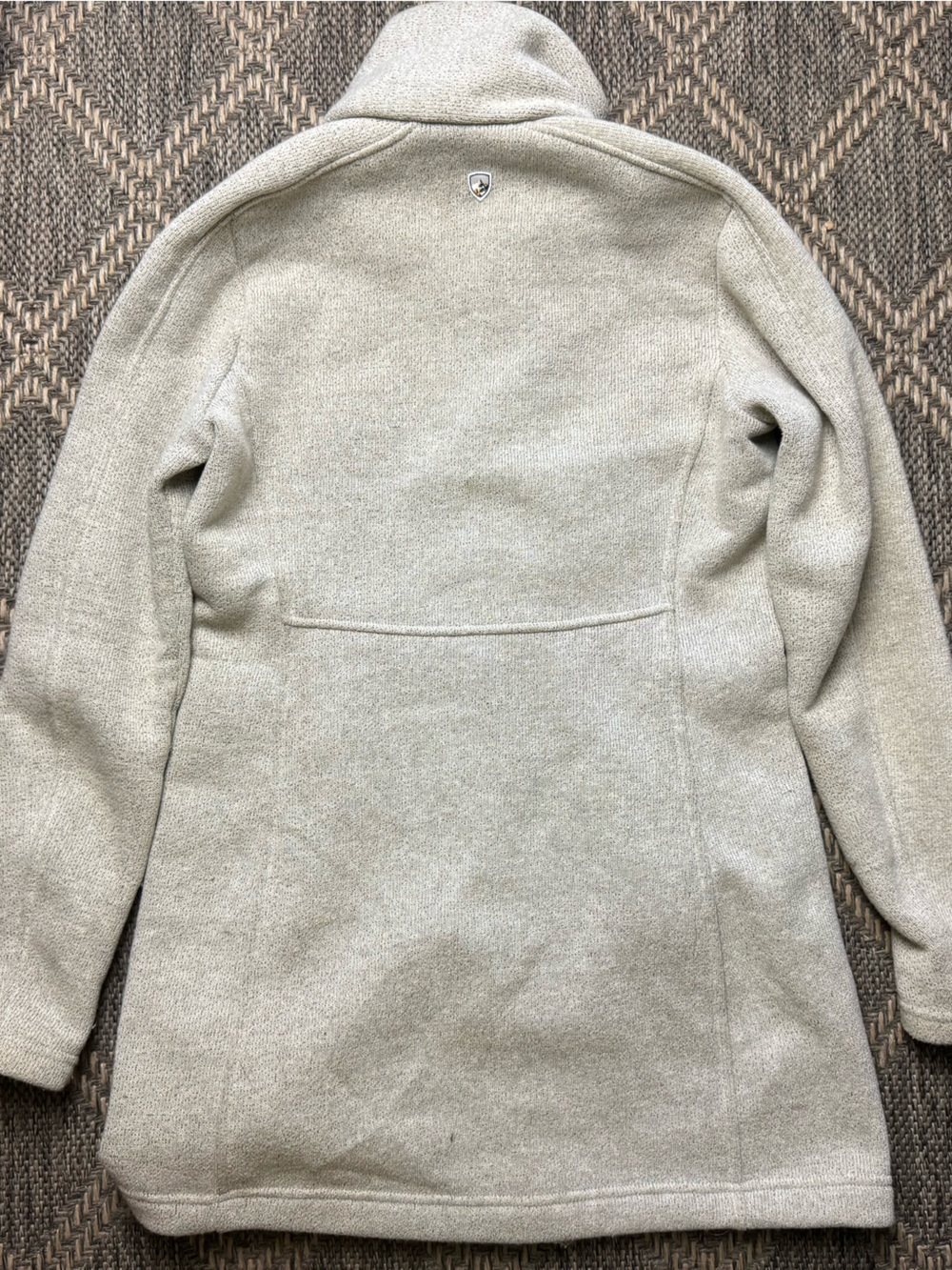 Women’s Kuhl Highland Fleece Long Jacket XS Beige Style 4393 Outdoors Nature - Picture 5 of 5